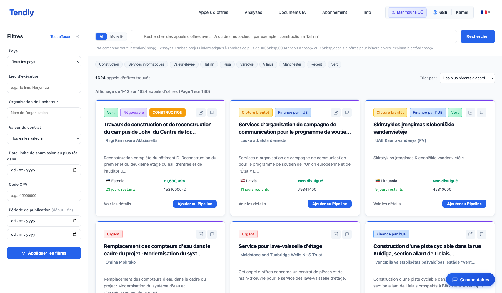 Recherche alimentée par l'IA